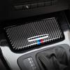 Carbon Fiber Interior Car Storage Box Panel Trim Cover Decal For BMW E90 E92 E93