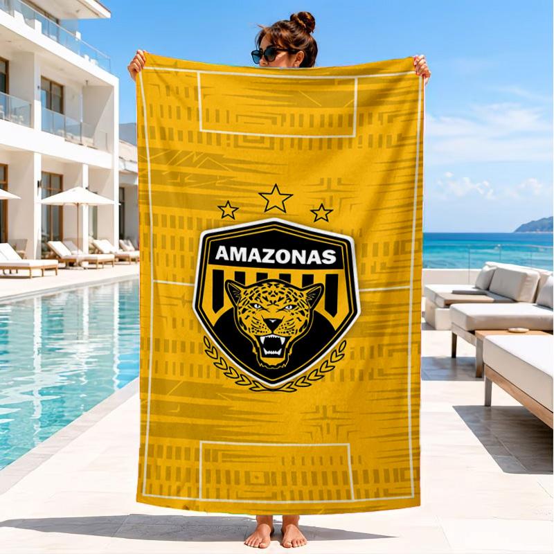 Amazonas Fc Goal Beach Towel, Quick-drying, Easy to Care for, Suitable for Both Fitness and Beach Vacations,Sports Essential