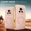 For Honor Magic6 5G Phone Case Carbon Fiber Textured Electroplated TPU Back Cover