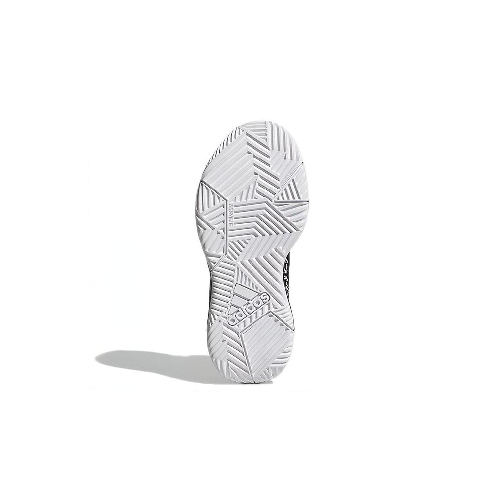 adidas Own The Game 2.0 J Черно-белые детские кроссовки Core-Black Cloud-White Carbon H01558