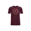 Under Armour Футболки Мужские Красные С Круглым Вырезом Умеренный Прямой Крой 1373746-600