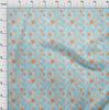 oneOone Ткань Cotton Flex Baby Blue Beach Seashell, швейная ткань с принтом, ярдами, 40 дюймов