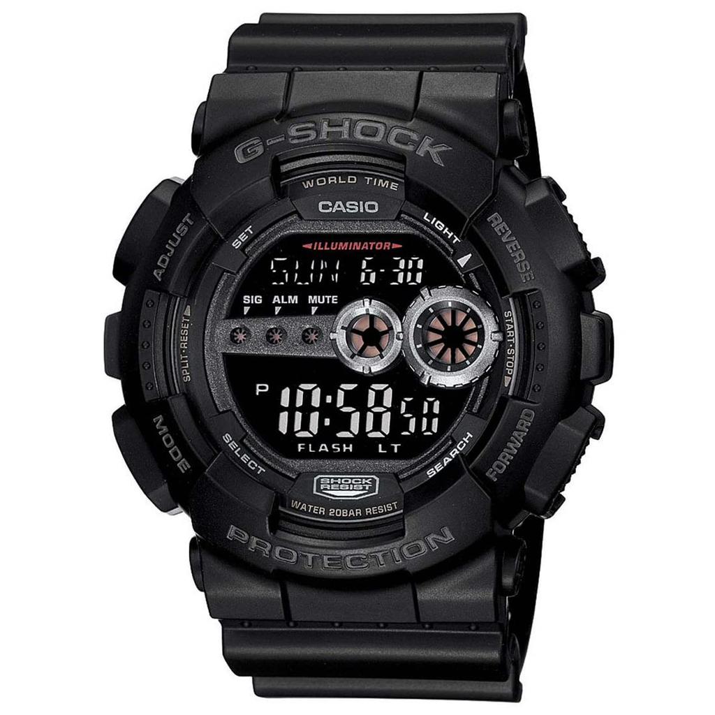 Casio LED Watch G-SHOCK GD100-1B High-Brightness (Imported)