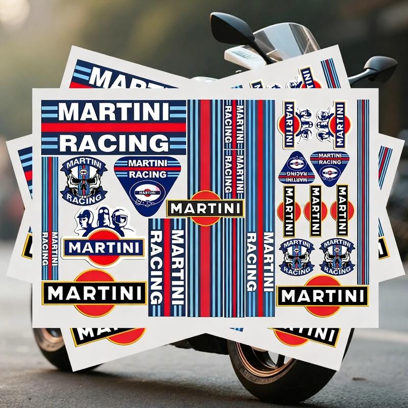 Для Martinis Racing Наклейки Мото Наклейка Кузов Авто Бампер Окна Мотоцикл Ноутбук Стены Виниловая Наклейка Аксессуары для Тюнинга Авто