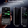 4Pcs Anti Spy Tempered Glass For iPhone 17 16 15 14 13 12 11 Pro Max XS XR Privacy Screen Protector Full Cover Case Friendly 9H 4