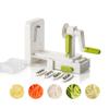 LMETJMA Vegetable Spiralizer Slicer 5 In 1 Rotary Cheese Vegetable Shredder Grater Foldable Veggie Pasta Spaghetti Maker JT319