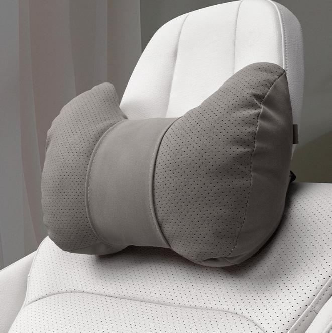 Car Headrest & Lumbar Support Pillow Set - 5-Piece Neck & Back Cushion for New Vehicles