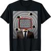 Эстетичная странная глаза оптическая иллюзия Oddcore футболка S 5XL