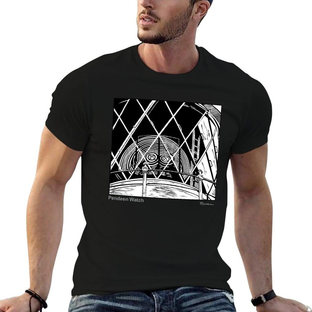Pendeen Watch Lighthouse Tshirt Classic Basic Casual Tshirt