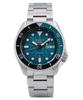 5 Sports SKX Style Stainless Steel Transparent Teal Dial Automatic SRPJ45K1 100M Men's Watch