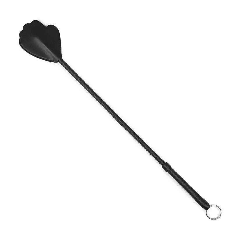 64cm PU Leather Hand Whip Palm - Ideal for Couples' Intimate Play Spanking and Fetish Fun Ergonomic Handle