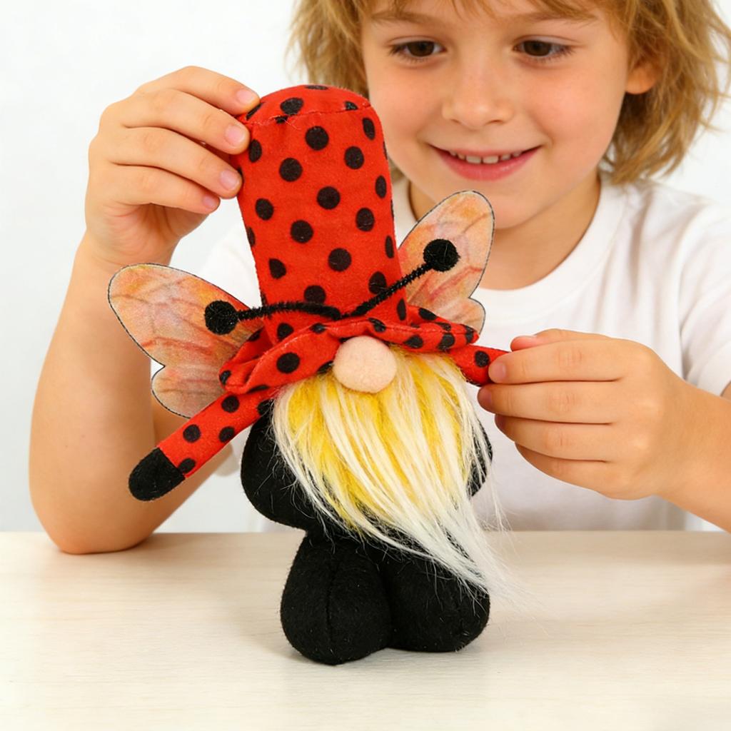 Bee Festival Faceless Doll Festival Celebration Cute Festival Doll Rudolph Doll Knit