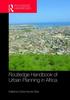 The Routledge Handbook of Urban Planning In Africa Book