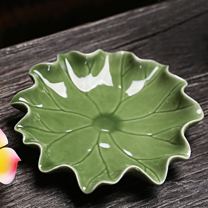 1 комплект, ручная работа, украшение для ароматерапии, курильница с листьями лотоса, ароматическая эстетика, украшение