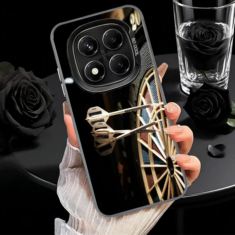 Darts Aesthetics Wire Target Soft Phone Case for Xiaomi Redmi Note 13 14 15 Pro Plus 12S 12 11S 11 11T 10S 10 Shockproof Cover B