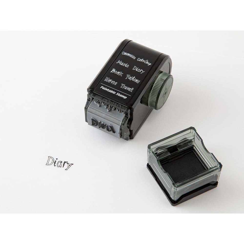 Midori Stamp Вращающийся штамп Циферблат Название Узор 35588006