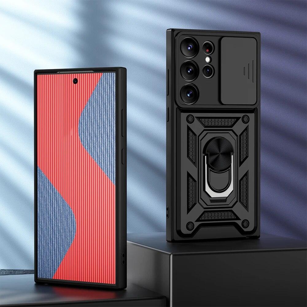 KEYSION Противоударный чехол для Samsung S24 Ultra 5G S23 FE 5G, защитное кольцо для объектива камеры, чехол для телефона Galaxy S23 Ultra 5G