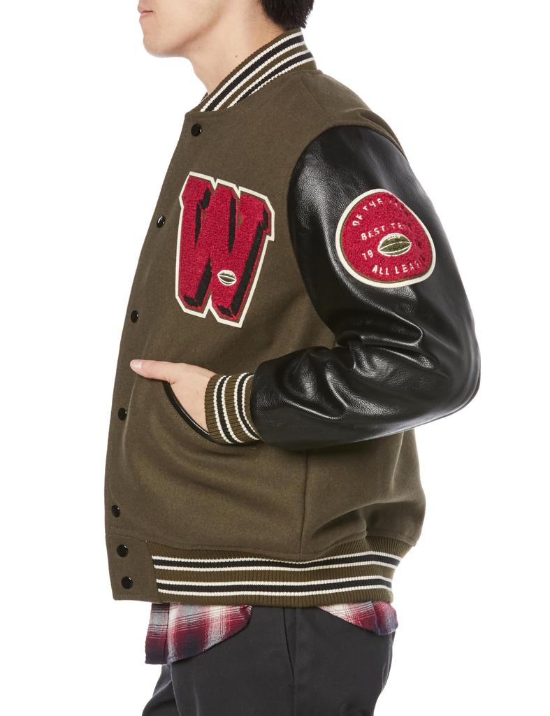 Куртка Stadium MELTON AWARD Olive [Houston] КУРТКА(ФУТБОЛЬНЫЙ) Мужской