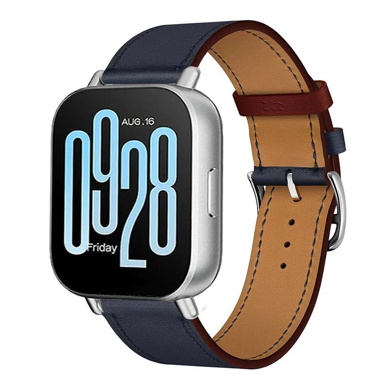 Кожаный браслет-петля для Realme Watch 5 Аксессуары для ремешка 22 мм Ремешок для Realme Watch S2/3 3Pro S SPro/2 2 Pro Ремешок для часов