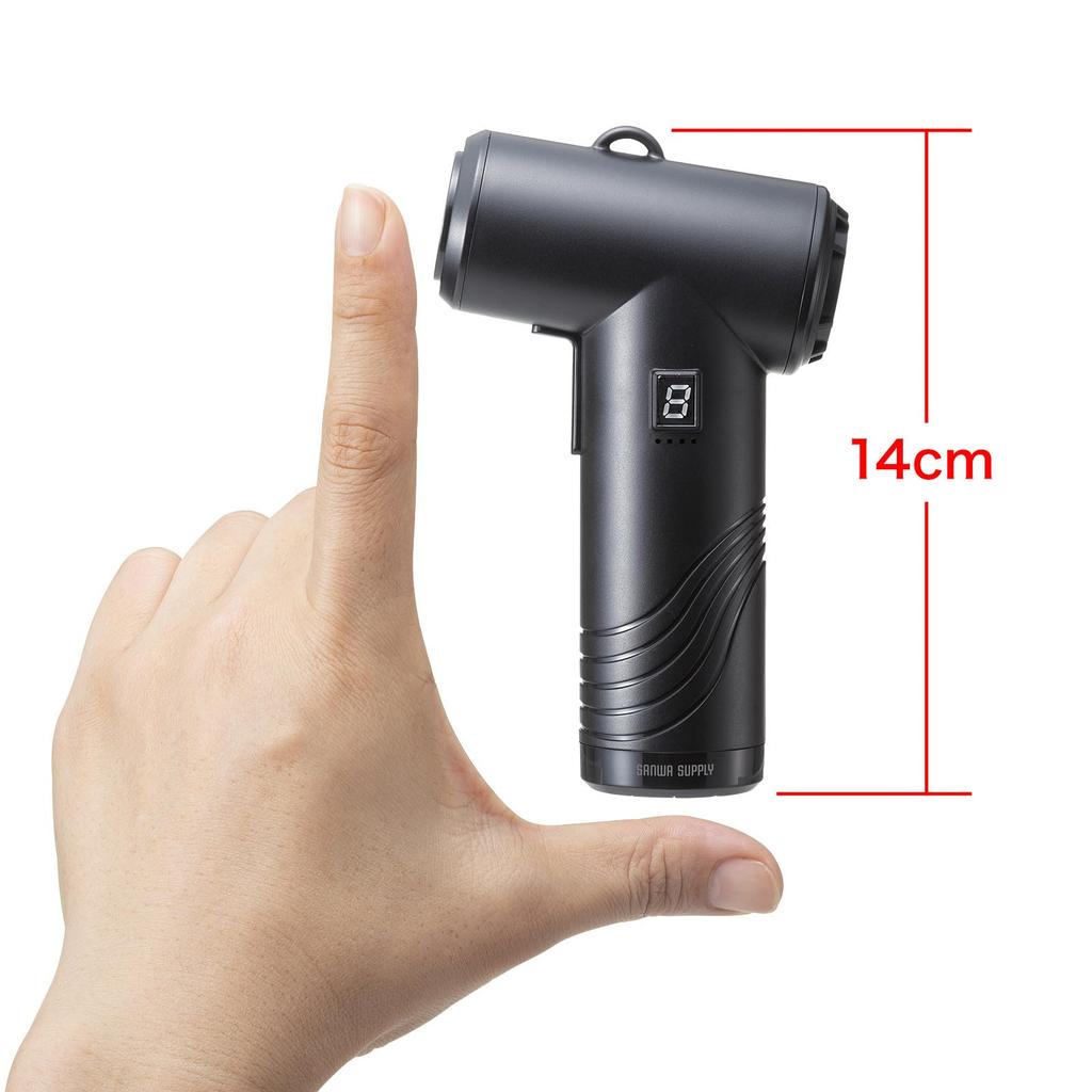 SANWA SUPPLY Электрический Воздушный Компактный USB 3 Типа Оснащен Светодиодным Дисплеем Пылесос, Тип, Перезаряжаемый, Насадки, CD-ADE5BK