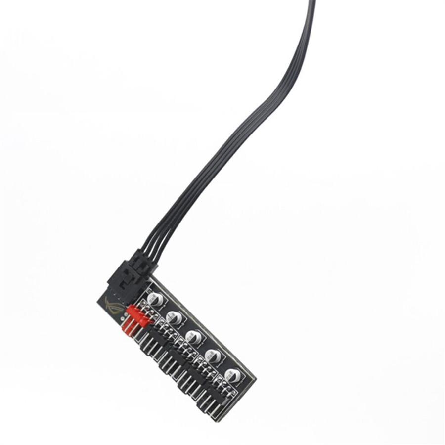 5-портовый 4-контактный PWM-хаб для ПК, печатная плата, охлаждающий вентилятор, компьютерные кабели, разъемы