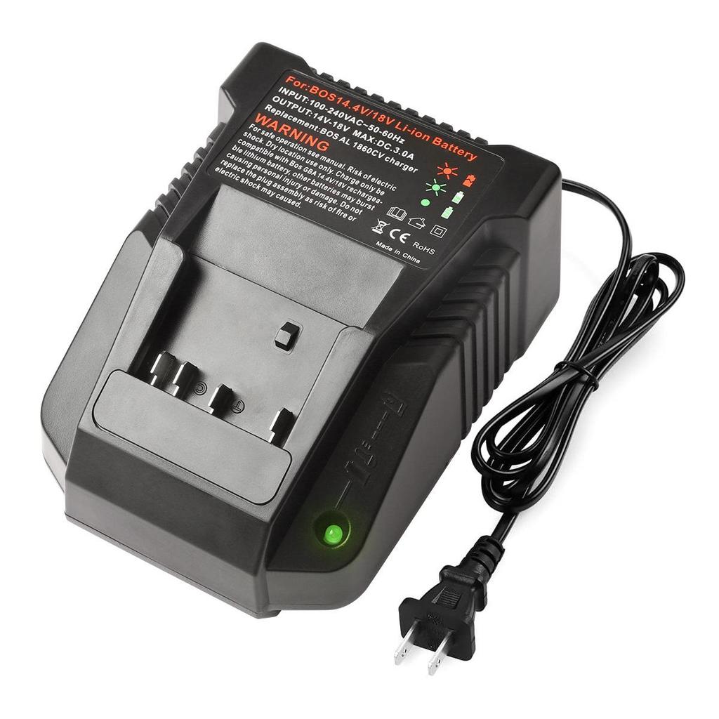 Bosch 14.4/18V 3A Lithium Battery Charger Replacement for Power Tools