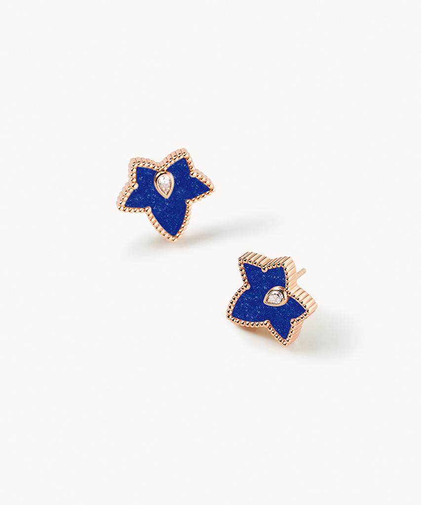 Женские модные серьги Lola Rose с бусинами из лазурита Ivy Lapis Lazuli