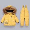 Baby Down Jacket Suits for Boys and Girls Infants and Toddlers 1-5 Years Old Children's Stylish Two-piece Winter Suit