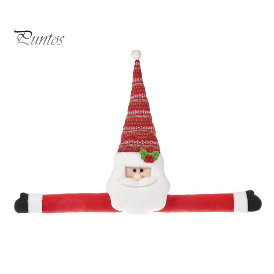 Топпер для рождественской елки, мультяшный длинный рукав, Санта-Клаус, снеговик, многоразовое праздничное украшение, украшение для рождественской елки, товары для вечеринок