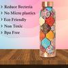Copper 1 Litre Water Bottle With Leak And Rust Proof Protection For Home And Office Use Ayurveda And Yoga Health Benefits Bottle (Hexagon)