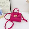 Childrens Pu Mini Bag With Litchi Texture For Kindergarten Girls Daily Use