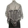 Sequins Triangle Shawl Tassels Belly Dancing Scarf Shiny Sequins Tassel Shawls  Belly Dancing Belt