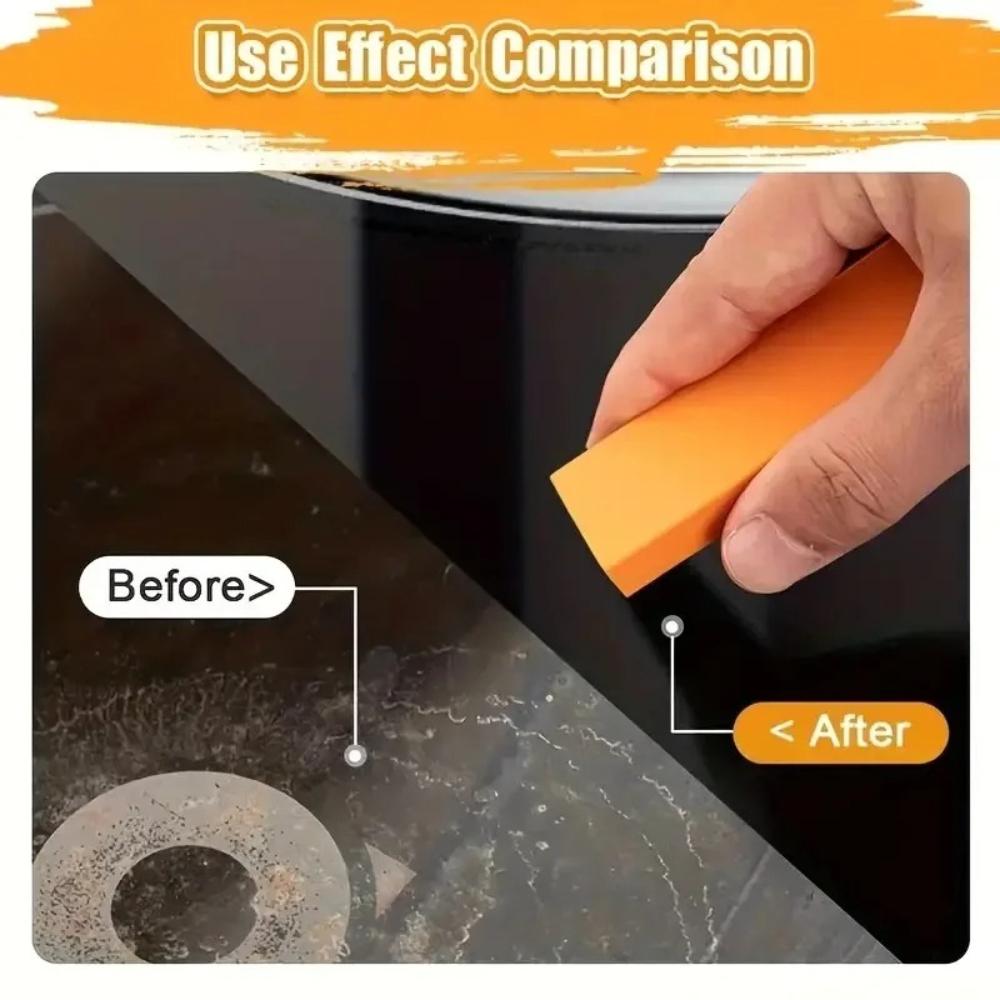 Magic Cleaning Eraser Effortless Rubber Cleaner Safe Stain & Rust Remover for Bathroom Glass & Kitchen Surface Cleaning Tool