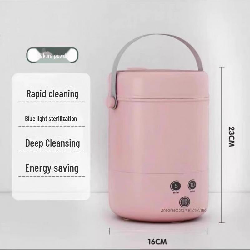 Compact Automatic Washing Machine for Socks & Underwear | Sterilizing, Convenient, Mini Care for Dorms