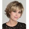 Lady Short Natural Wigs Blonde Synthetic Curly Wig Brown Heat Resistant Ombre Hair for Women
