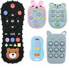 Детская силиконовая ручка для пульта дистанционного управления Прорезыватель для зубов Младенец Оральный секс Период Успокаивающий Пульт дистанционного управления Прорезыватель Кусание Анти-кормление Игрушка