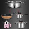 With Double Ear Steamer Basket Kitchen Cooking Tool Pot Steaming Grid New Steam Rack