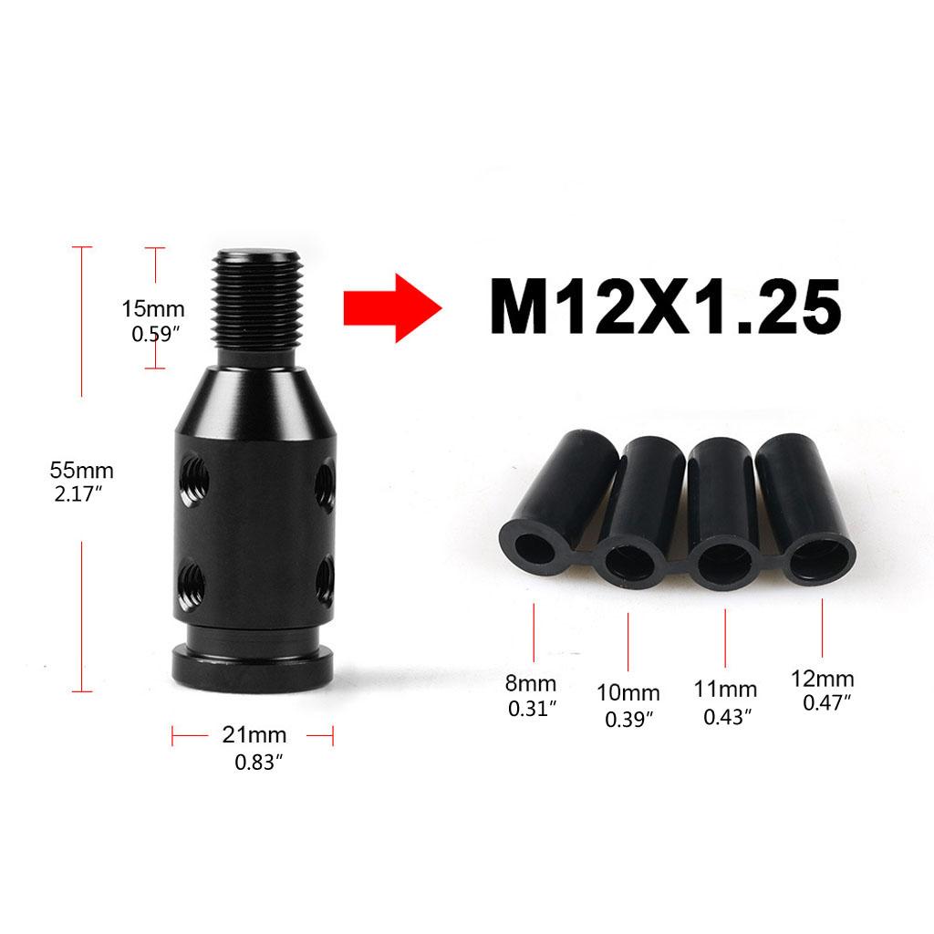 Адаптер ручки переключения передач для автомобиля M12x1.25 Комплект с ручкой, винтами и шлангами