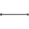 Pipe Stair Handrail Staircase Handrail 2 FT Carbon Steel for Wall Mount