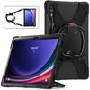 Прочный Чехол для Galaxy Tab S10 S9 S8 Ultra 2024 2023 2022 14.6" SM-X920 X926B X910 X916B X900 X906B 360 Поворотная Подставка Чехол