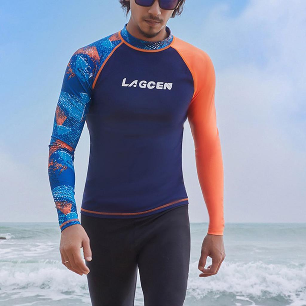 Мужской водолазный костюм, купальник, быстросохнущий купальник с длинными рукавами