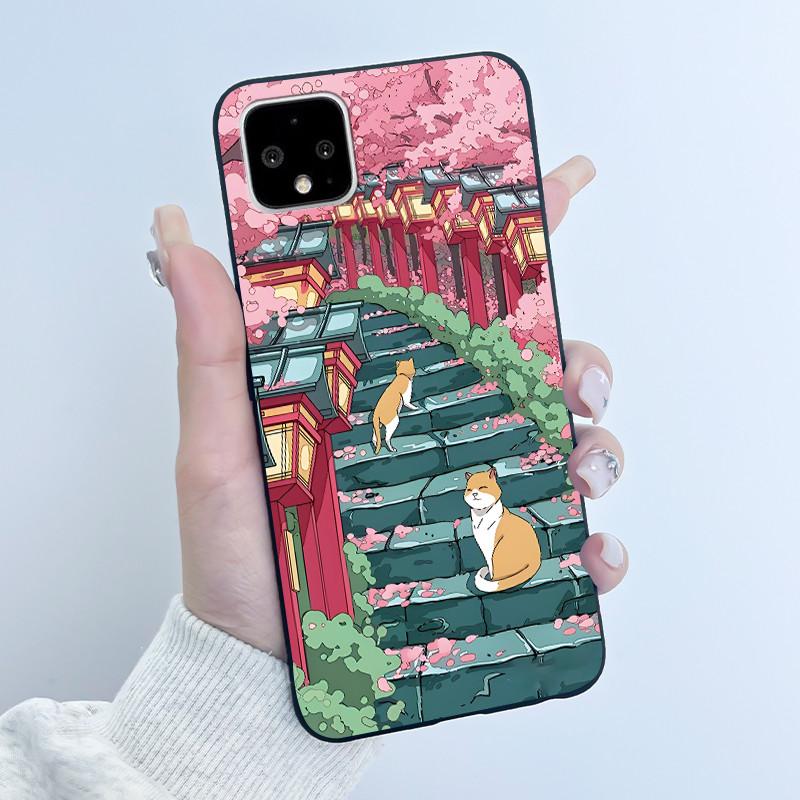 Милый Чехол Для Google Pixel 4/Pixel 4XL Fundas Чехол Для Pixel 4A 5G 4G/Pixel 5 XL Защитная Крышка Мягкий Силикон Мультяшный Корпус