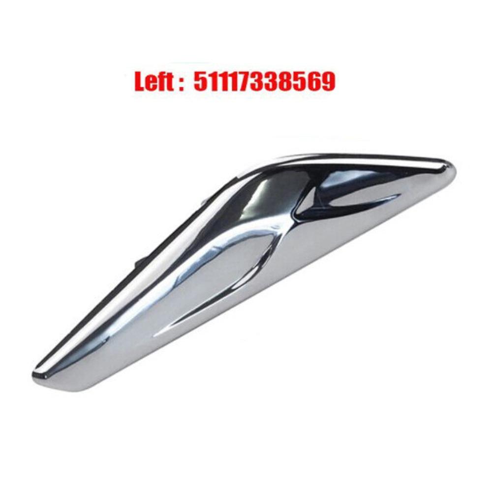 Silver Chrome Plated Front Mudguard Two Sides Fender for BMW X3/X4/F25/F26 51117338569 51117338570