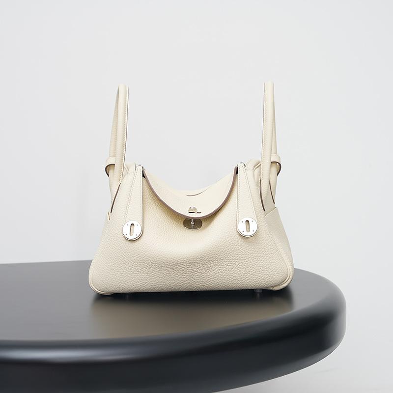 Высококачественная полуручная сумка-саквояж из вощеной нити и коровьей кожи лицевой выделки для женщин, одноплечевая ручная медицинская сумка