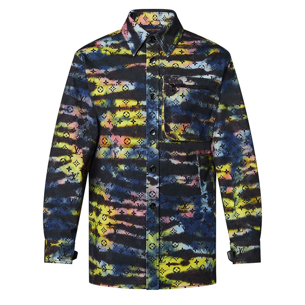 LOUIS VUITTON Shirt Men's Black 1A9A3Q