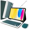 Совместимый чехол-клавиатура Bluetooth с магнитным креплением для iPad 10-го поколения A16 10,9"