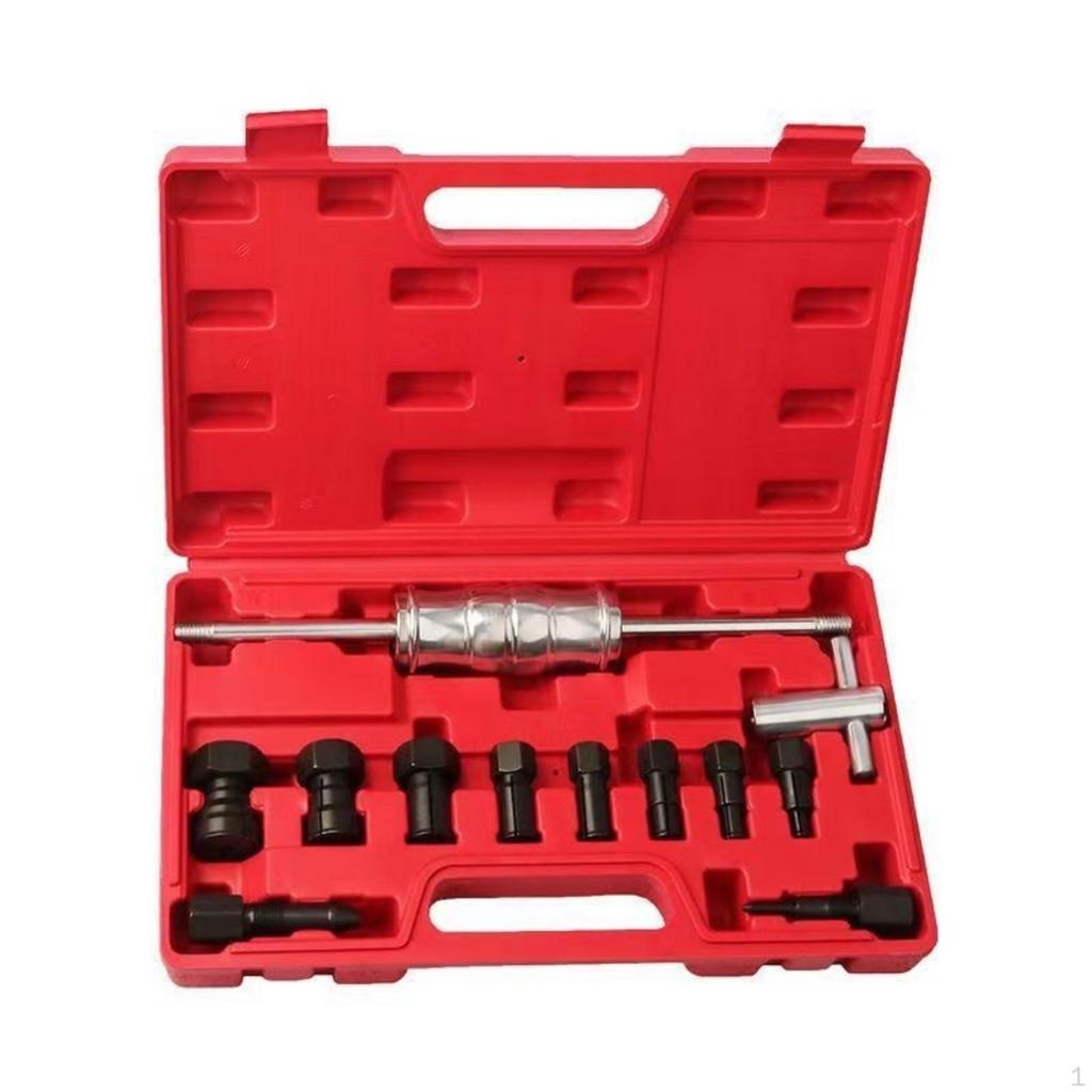 12 Pieces Repair Tool 8-32 Mm Range Slide Hammer Bearing Puller Black-and-Silver