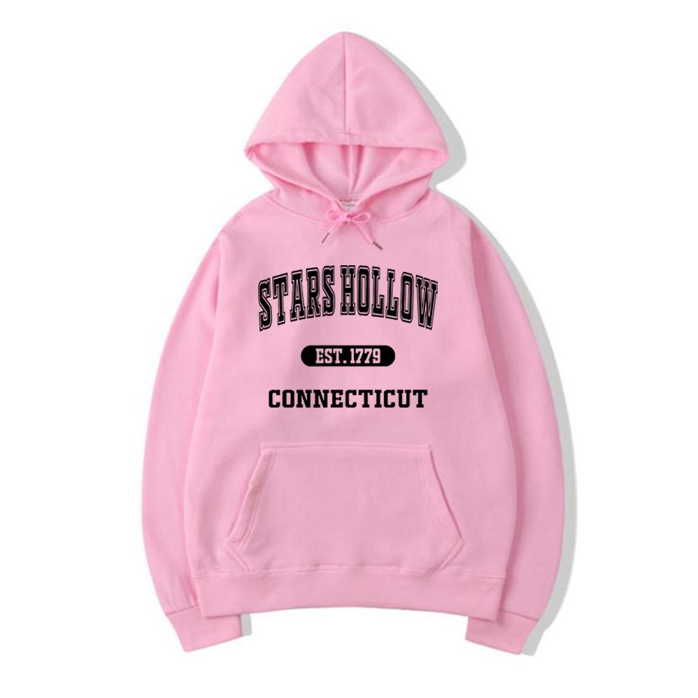 Stars Hollow Hoodie Gilmore Girls TV Show Hooded Sweatshirt Dragonfly Inn Hoodies Women Streetwear Pullover Stars Hollow Fan Top