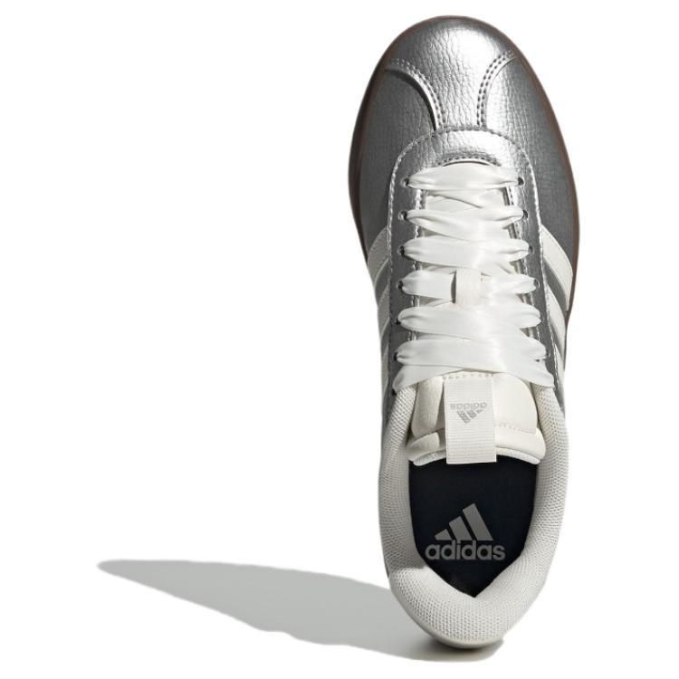 Adidas Кроссовки унисекс VL Court 3.0 Silver Metallic Off-White Gum JQ7315
