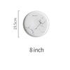 Nordic Style Marble Disc Tableware Ceramic Plate Steak Plate Salad Plate Kitchen Supplies